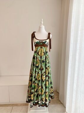 alemais solitaire midi dress Alemais Solitaire Midi Dress Print Size 10
